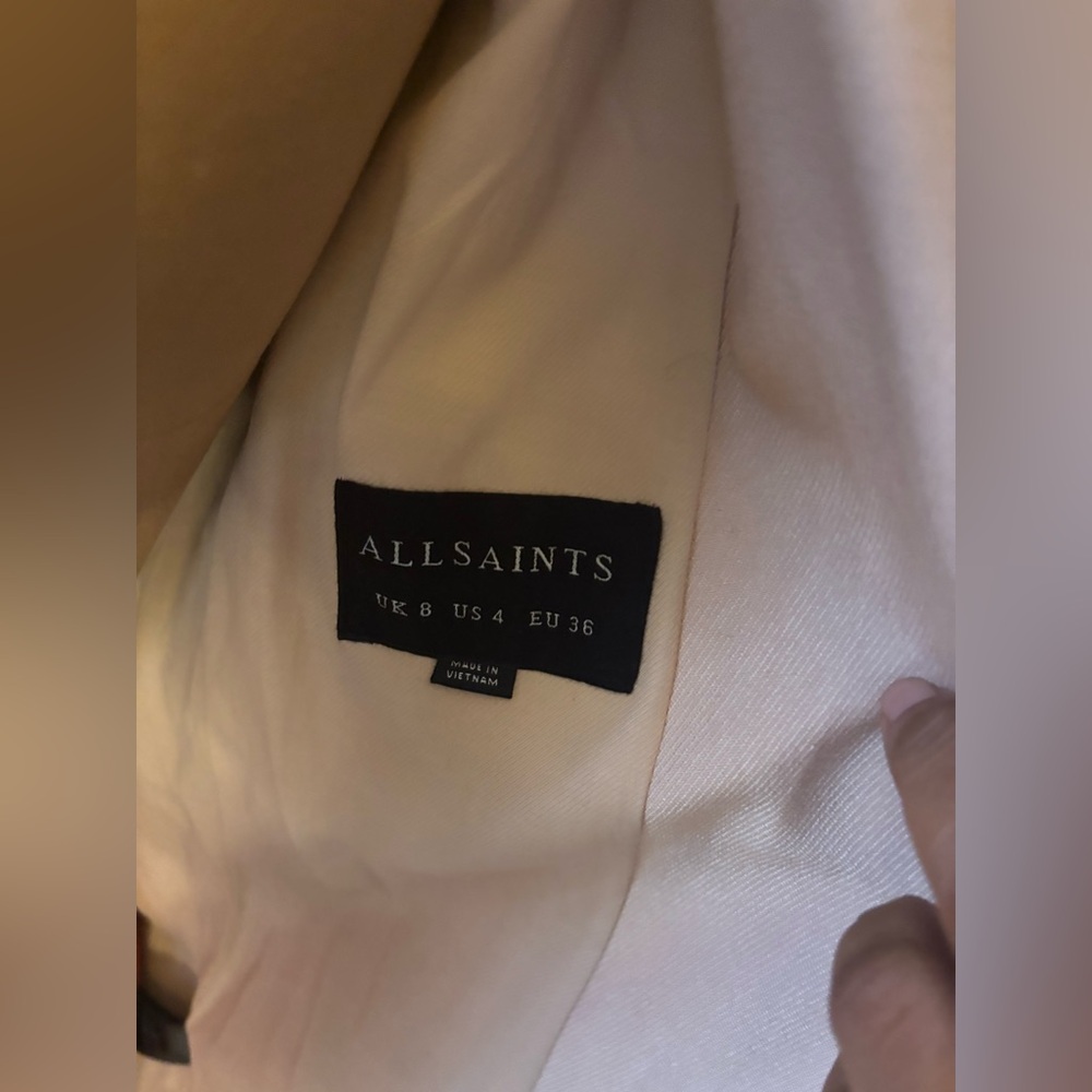 All Saints Women's Blazer in Cream - Picture 4 of 4